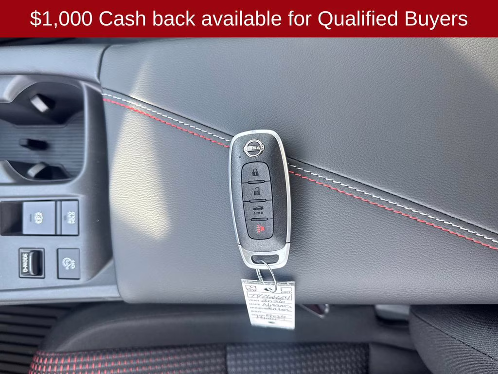 2026 Atlantic Gray/Super Black Nissan Sentra SR FWD Sedan