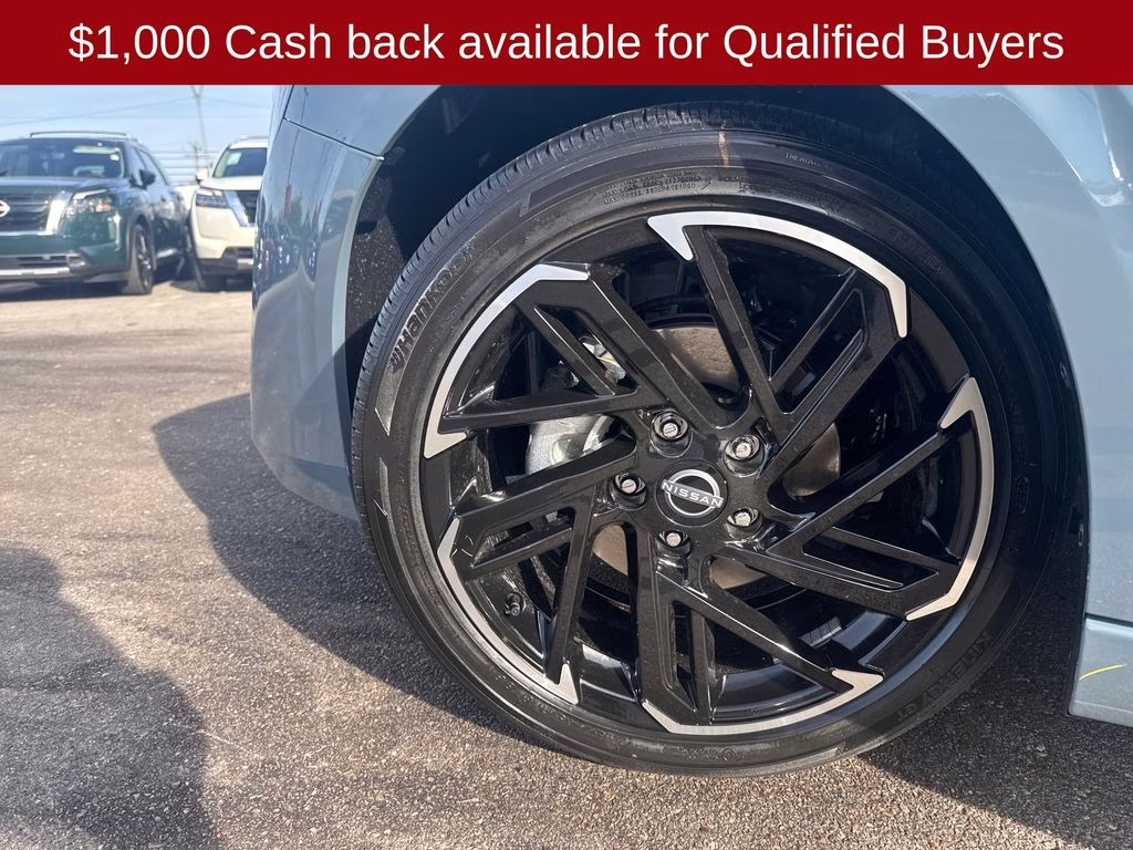 2026 Atlantic Gray/Super Black Nissan Sentra SR FWD Sedan