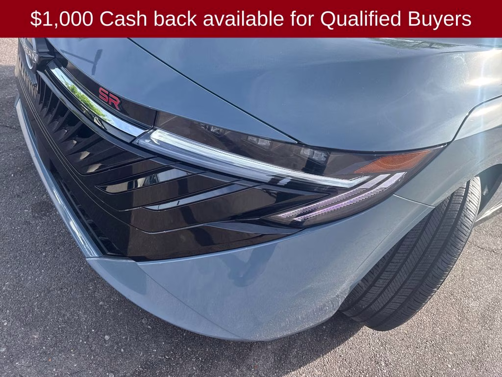2026 Atlantic Gray/Super Black Nissan Sentra SR FWD Sedan