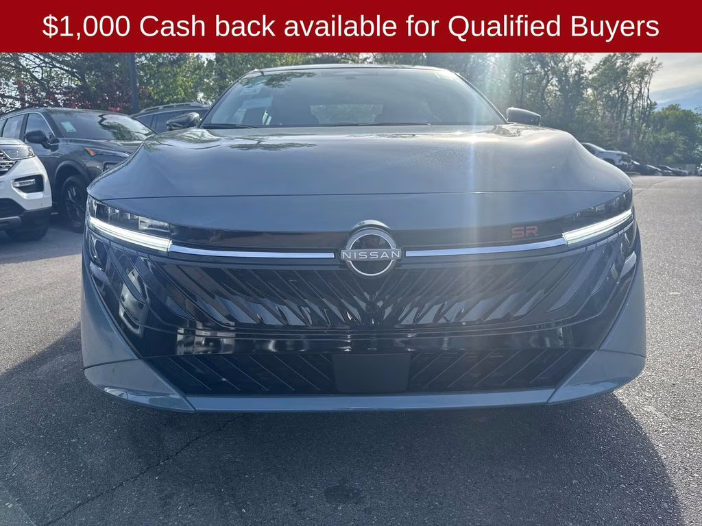 2026 Atlantic Gray/Super Black Nissan Sentra SR FWD Sedan