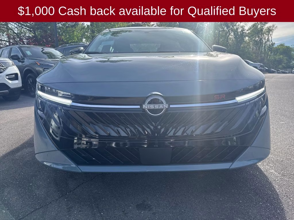2026 Atlantic Gray/Super Black Nissan Sentra SR FWD Sedan