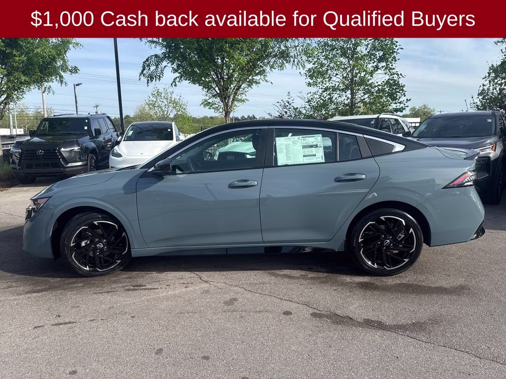 2026 Atlantic Gray/Super Black Nissan Sentra SR FWD Sedan