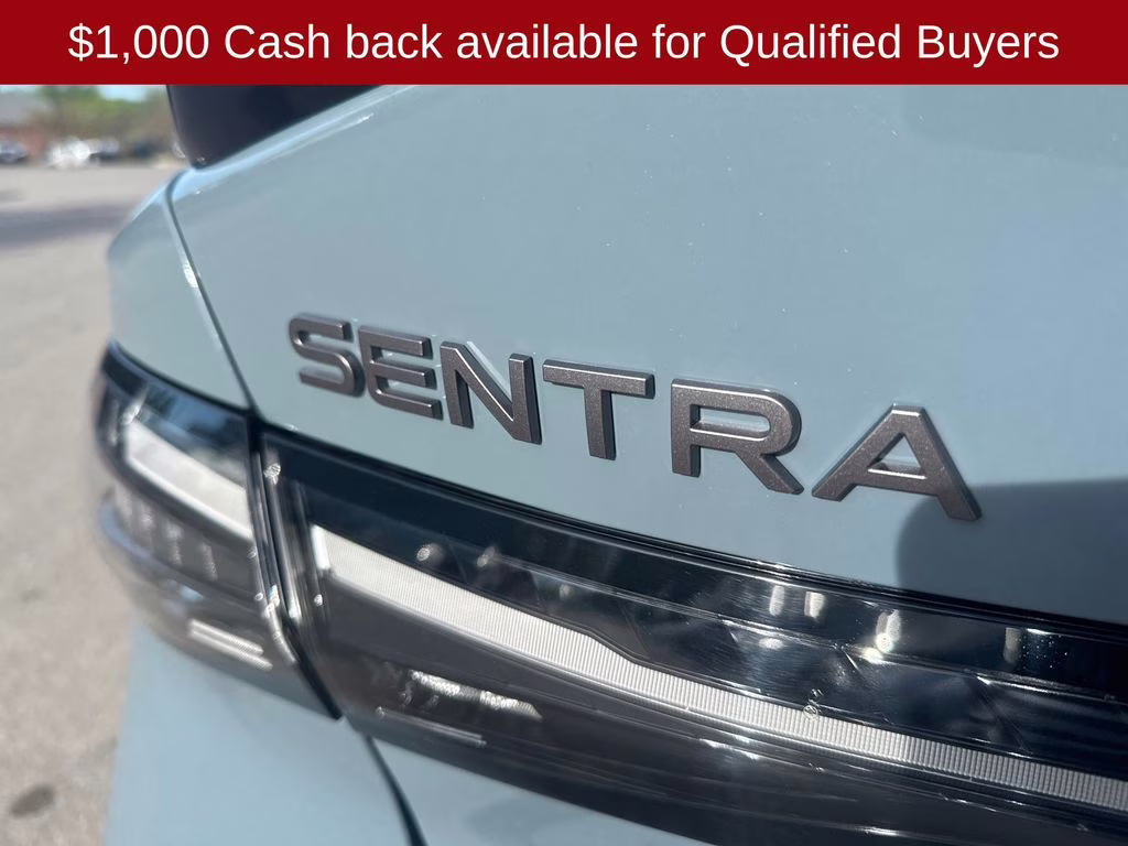 2026 Atlantic Gray/Super Black Nissan Sentra SR FWD Sedan