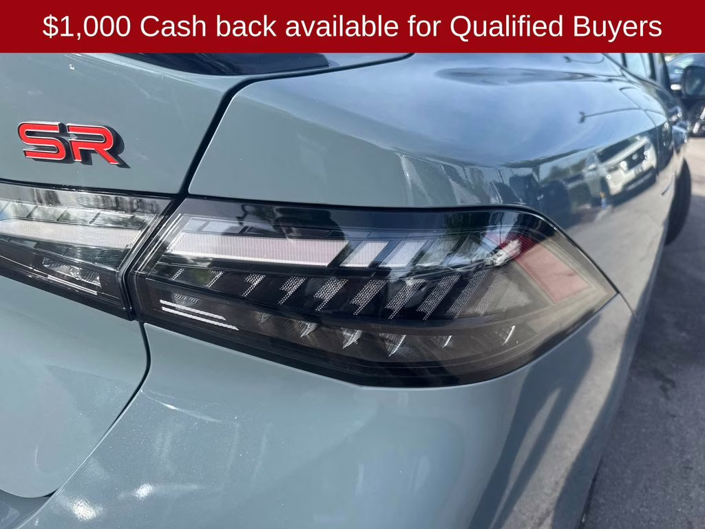 2026 Atlantic Gray/Super Black Nissan Sentra SR FWD Sedan