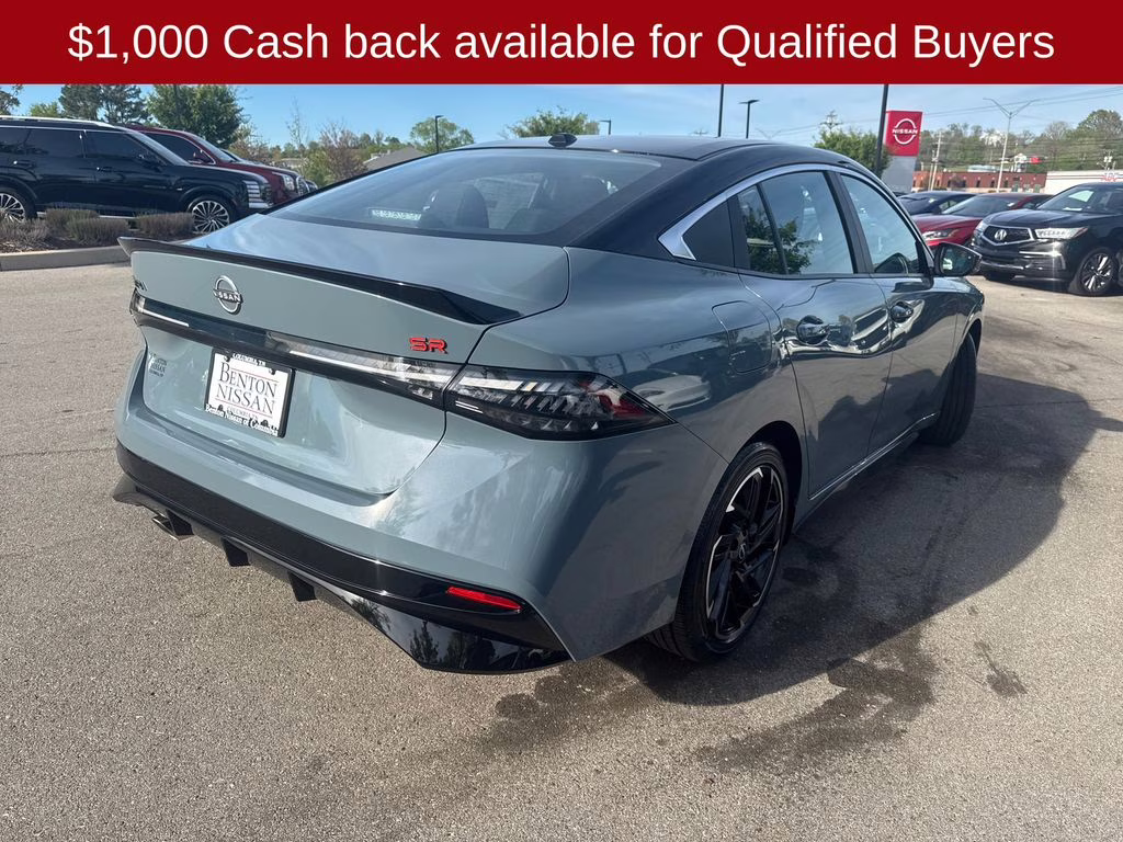 2026 Atlantic Gray/Super Black Nissan Sentra SR FWD Sedan