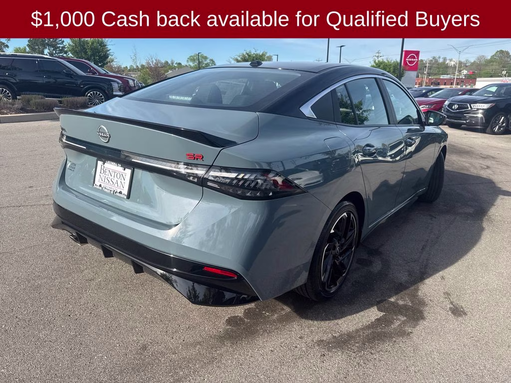 2026 Atlantic Gray/Super Black Nissan Sentra SR FWD Sedan