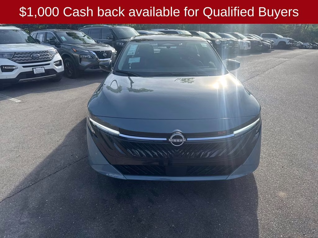 2026 Atlantic Gray/Super Black Nissan Sentra SR FWD Sedan