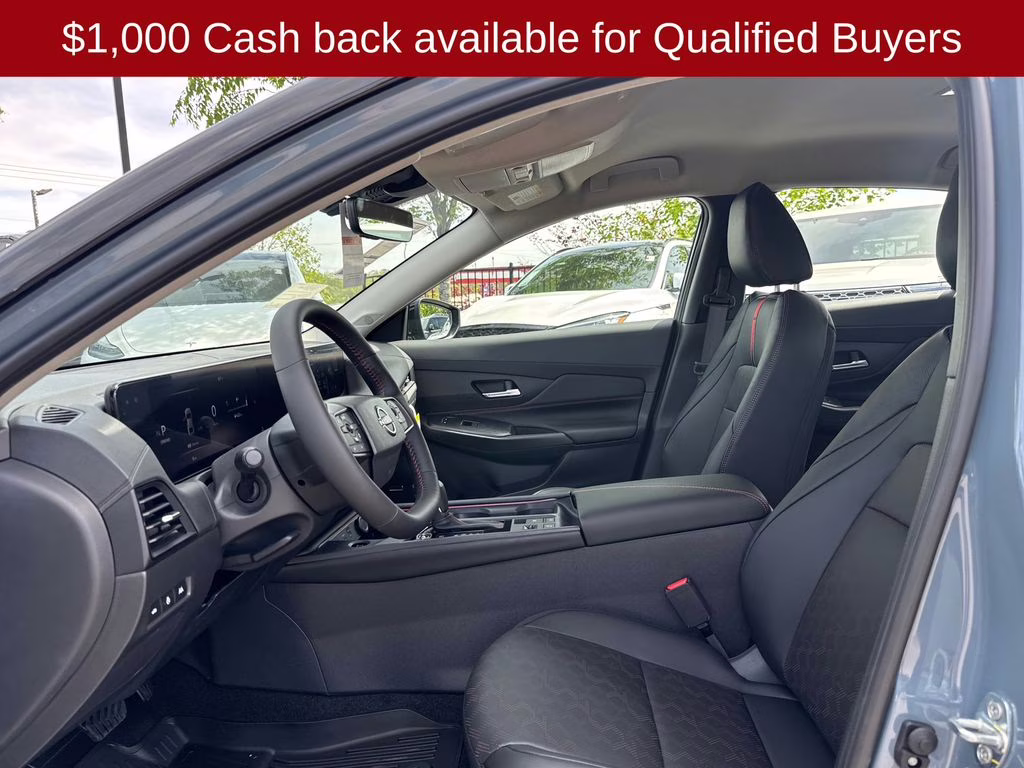 2026 Atlantic Gray/Super Black Nissan Sentra SR FWD Sedan