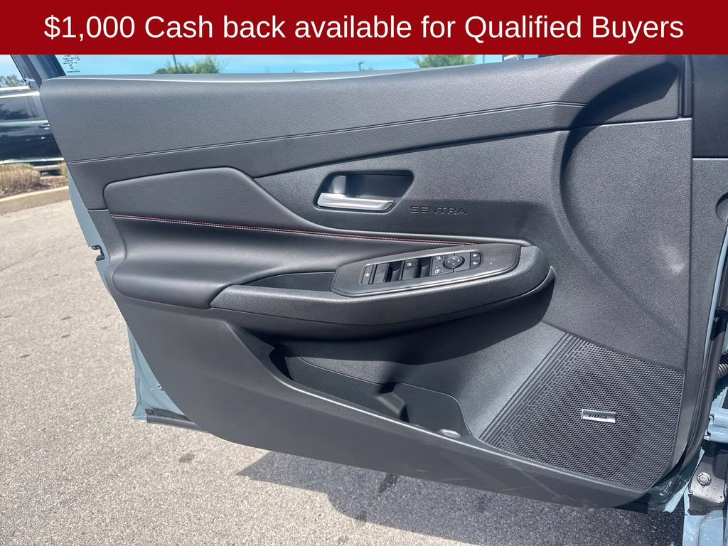 2026 Atlantic Gray/Super Black Nissan Sentra SR FWD Sedan