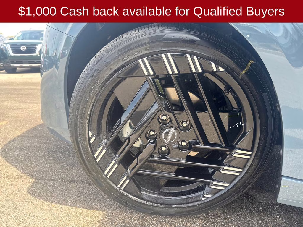 2026 Atlantic Gray/Super Black Nissan Sentra SR FWD Sedan