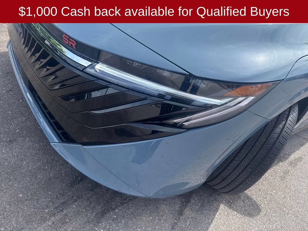 2026 Atlantic Gray/Super Black Nissan Sentra SR FWD Sedan