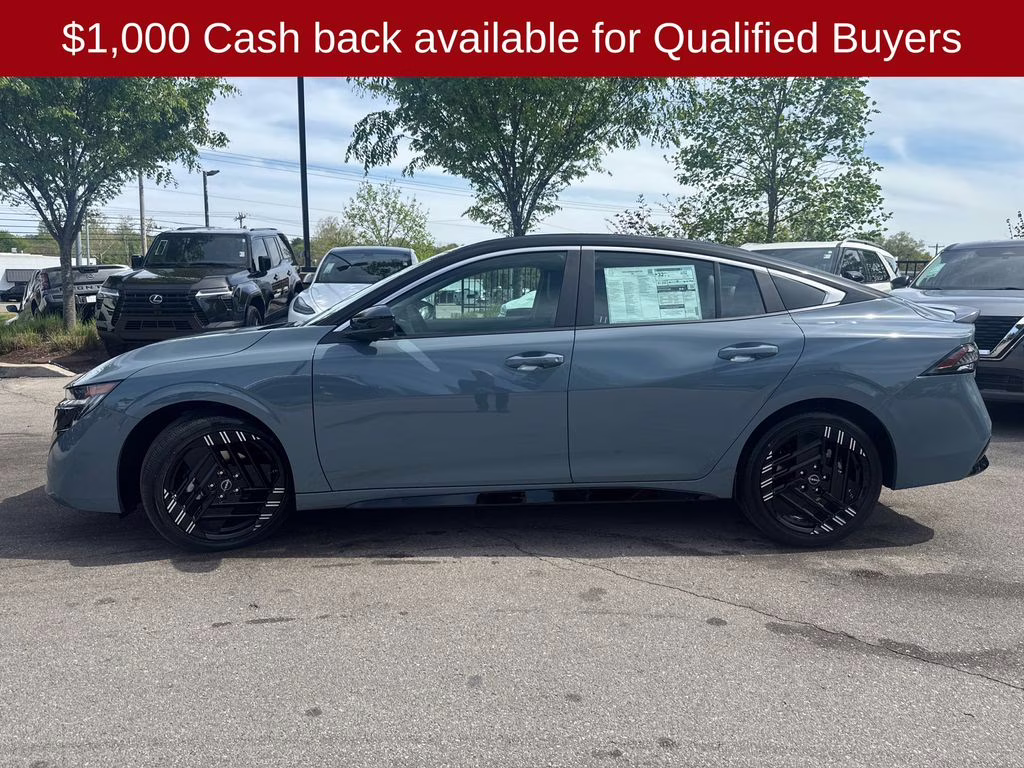 2026 Atlantic Gray/Super Black Nissan Sentra SR FWD Sedan