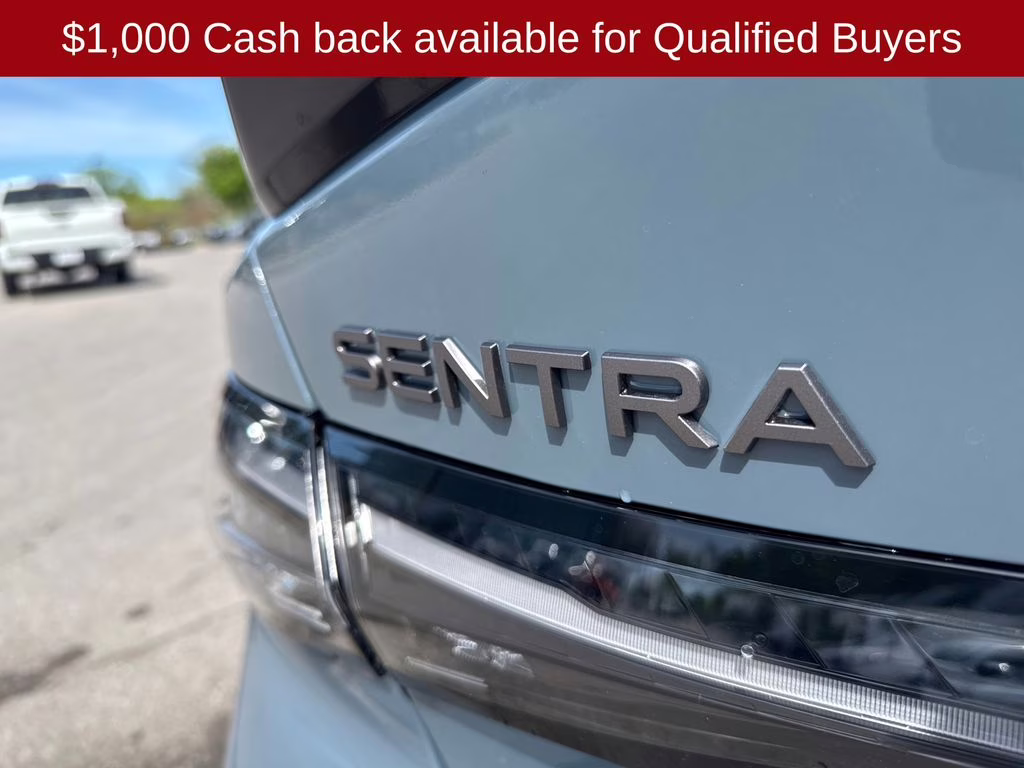 2026 Atlantic Gray/Super Black Nissan Sentra SR FWD Sedan