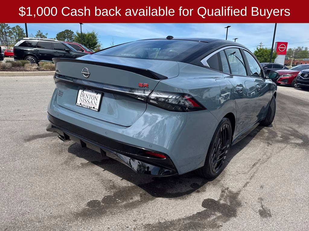 2026 Atlantic Gray/Super Black Nissan Sentra SR FWD Sedan