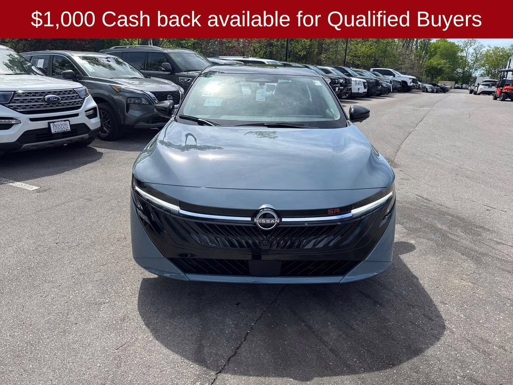 2026 Atlantic Gray/Super Black Nissan Sentra SR FWD Sedan