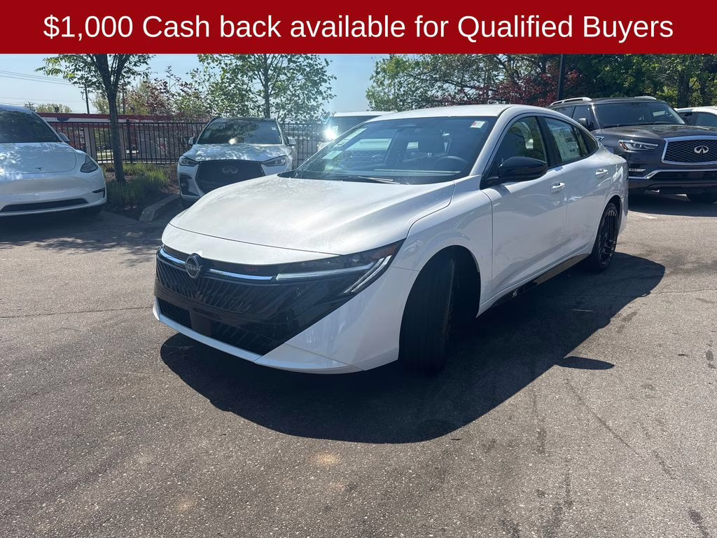 2026 Aspen White Tricoat Nissan Sentra SR FWD Sedan