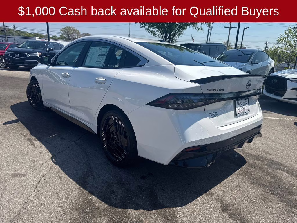 2026 Aspen White Tricoat Nissan Sentra SR FWD Sedan