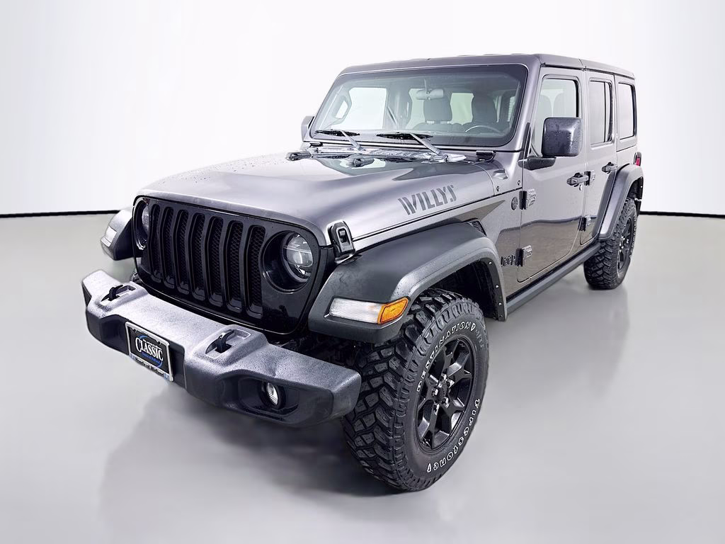 2022 Granite Crystal Metallic Clearcoat Jeep Wrangler Unlimited Willys 4X4 SUV