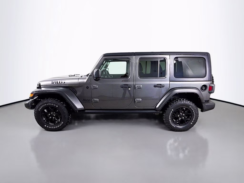 2022 Granite Crystal Metallic Clearcoat Jeep Wrangler Unlimited Willys 4X4 SUV
