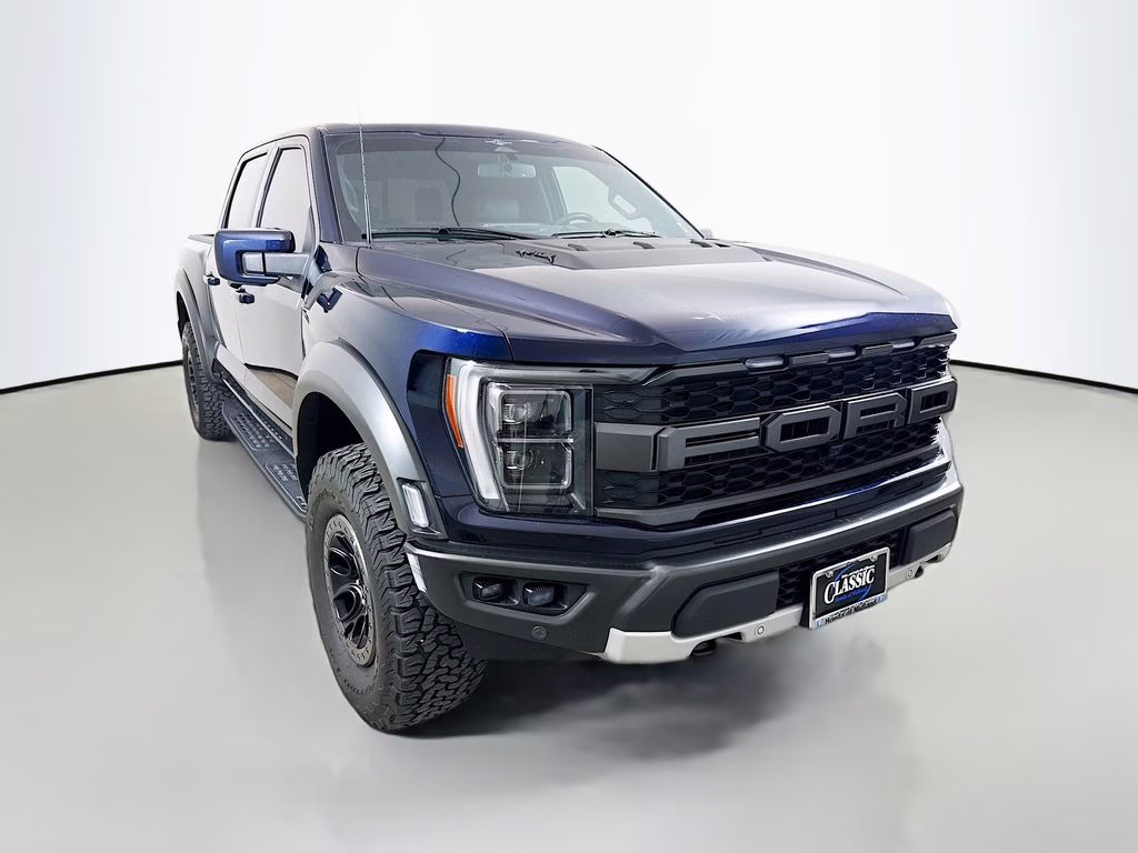 2023 Blue Metallic Ford F-150 Raptor 4X4 Truck