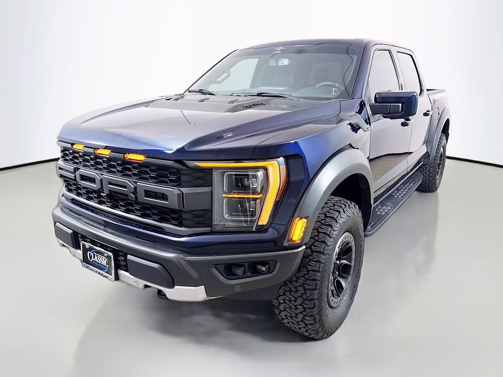 2023 Blue Metallic Ford F-150 Raptor 4X4 Truck