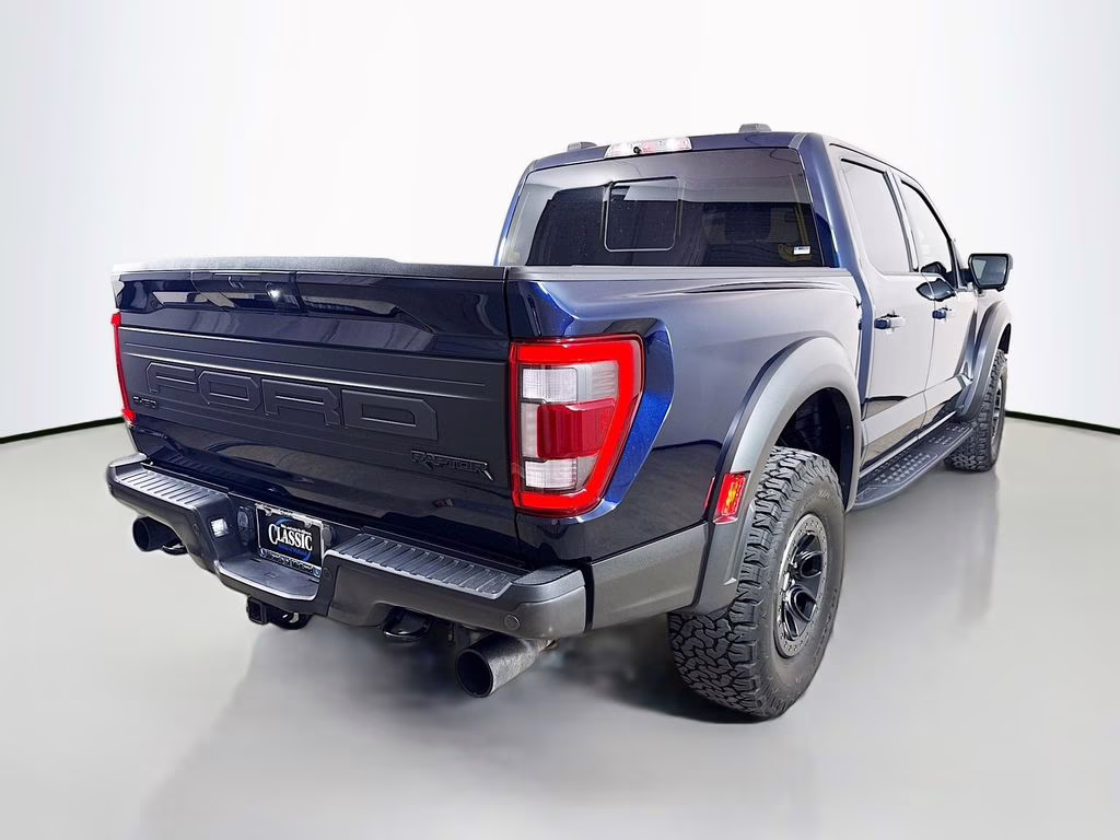 2023 Blue Metallic Ford F-150 Raptor 4X4 Truck