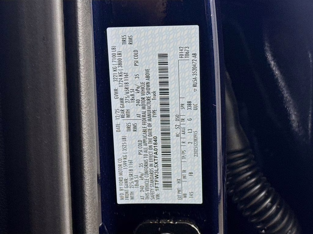 2026 Blue Metallic Ford F-150 XLT 4X4 Truck