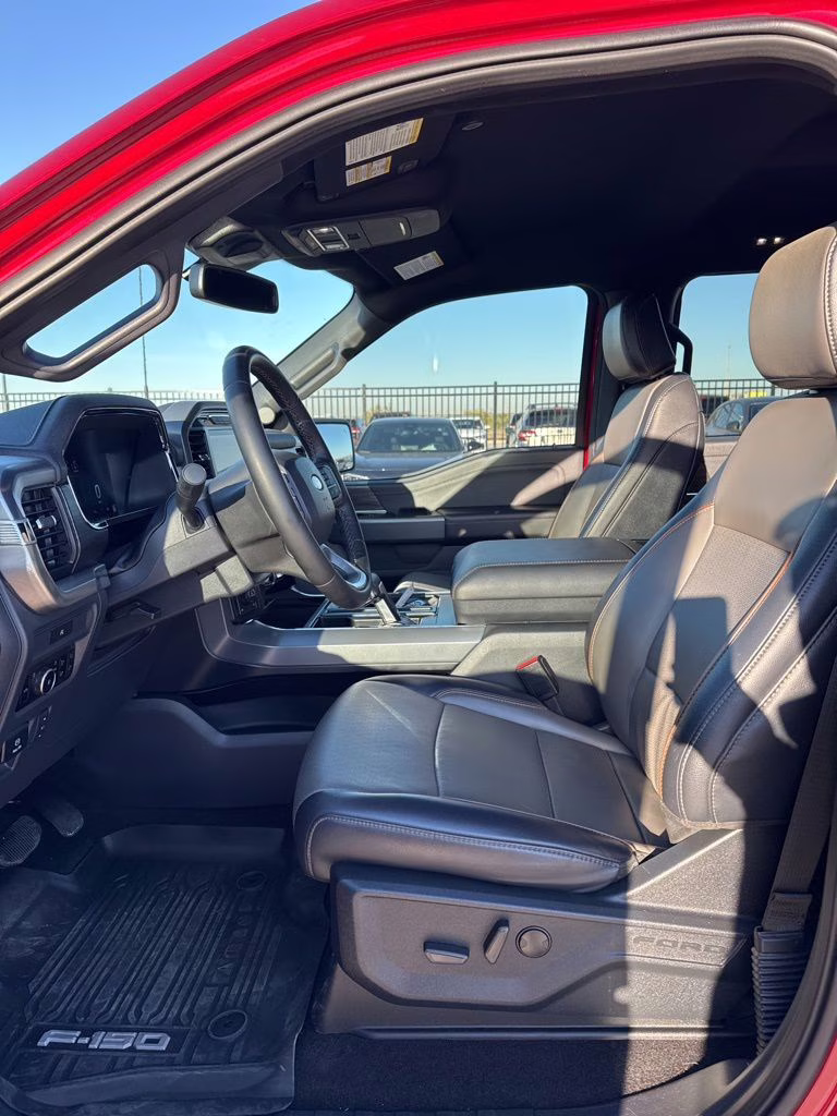2025 Red Metallic Ford F-150 Lariat 4X4 Truck