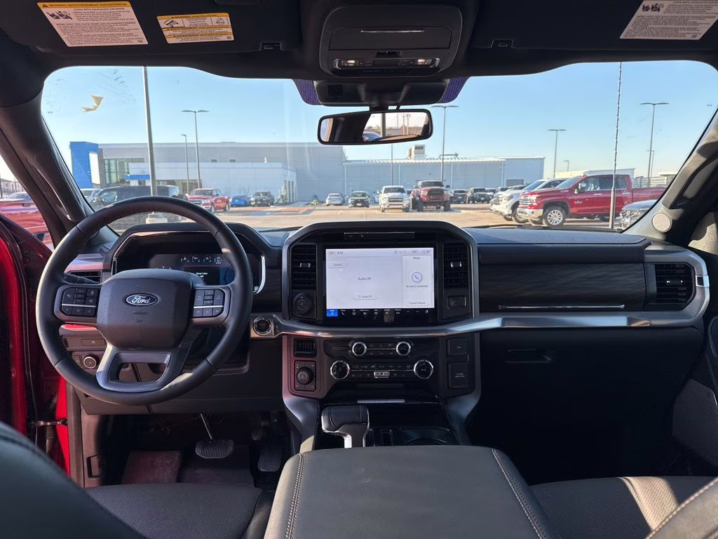 2025 Red Metallic Ford F-150 Lariat 4X4 Truck