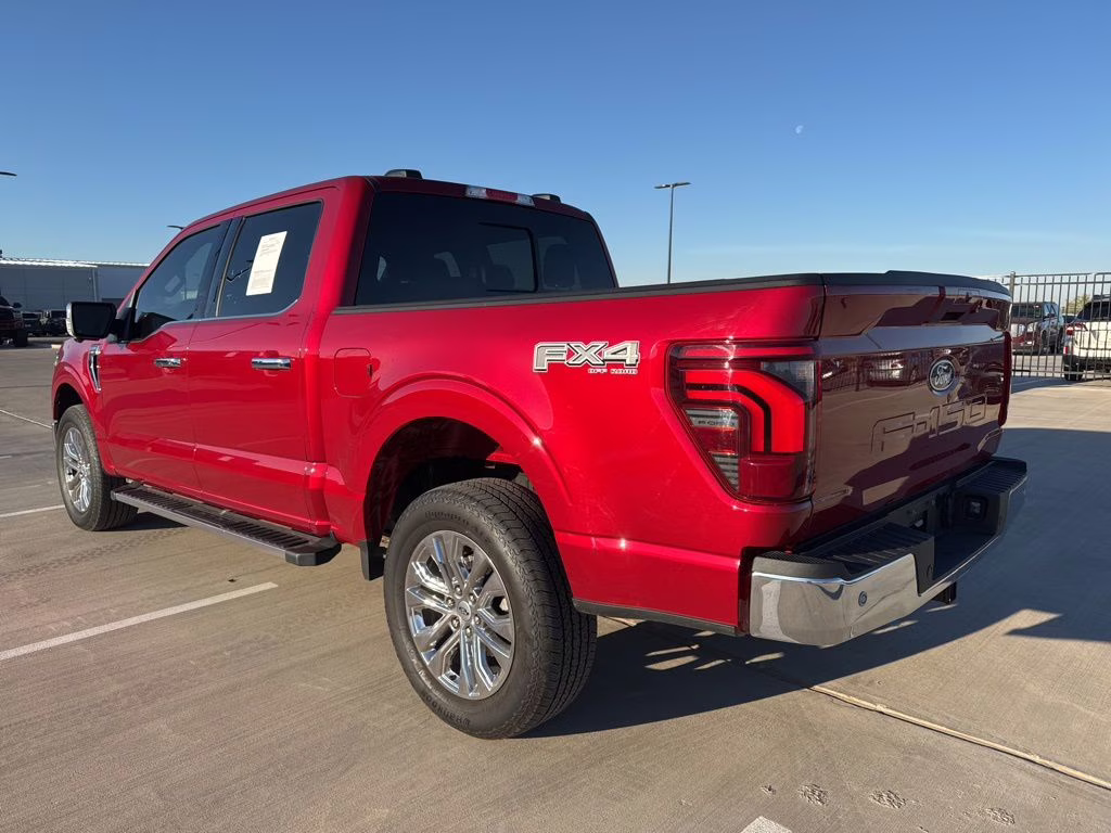2025 Red Metallic Ford F-150 Lariat 4X4 Truck