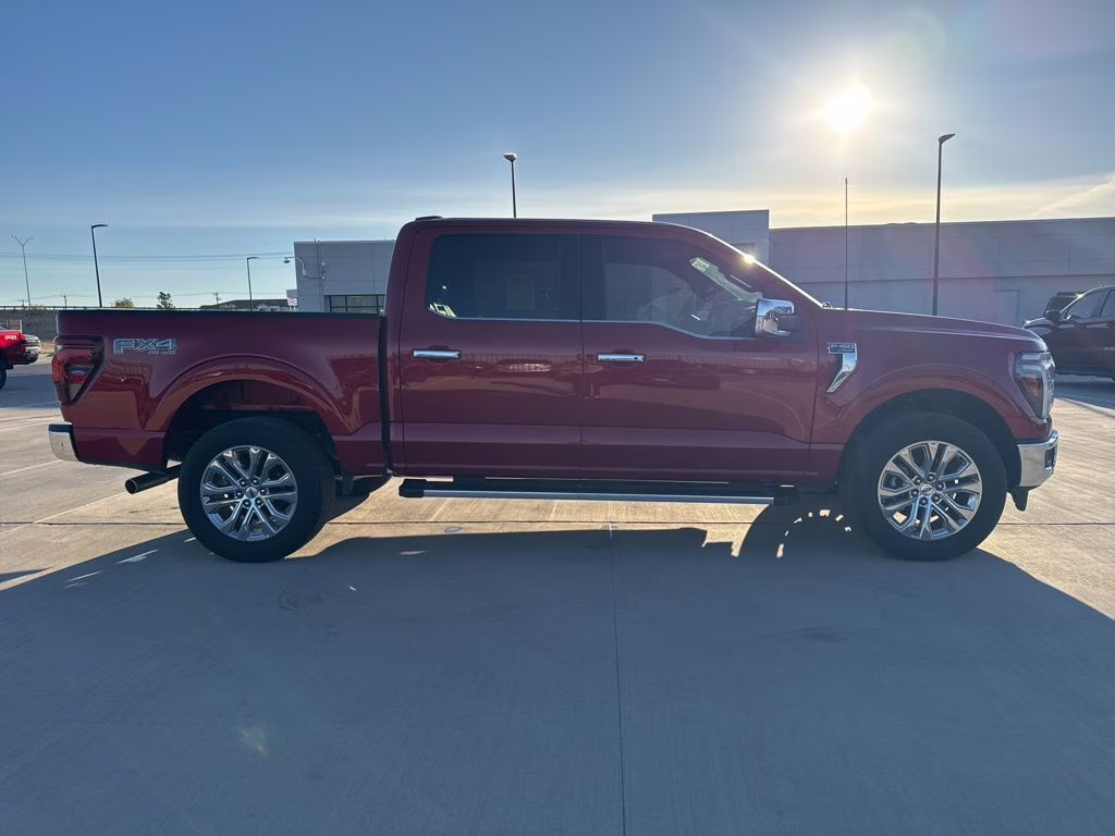 2025 Red Metallic Ford F-150 Lariat 4X4 Truck