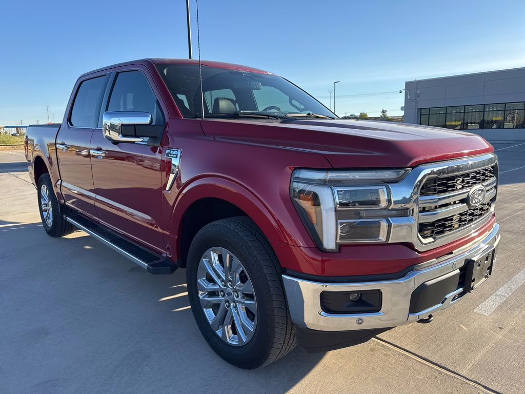 2025 Red Metallic Ford F-150 Lariat 4X4 Truck