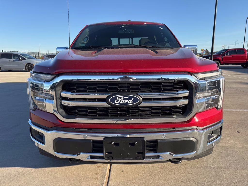 2025 Red Metallic Ford F-150 Lariat 4X4 Truck