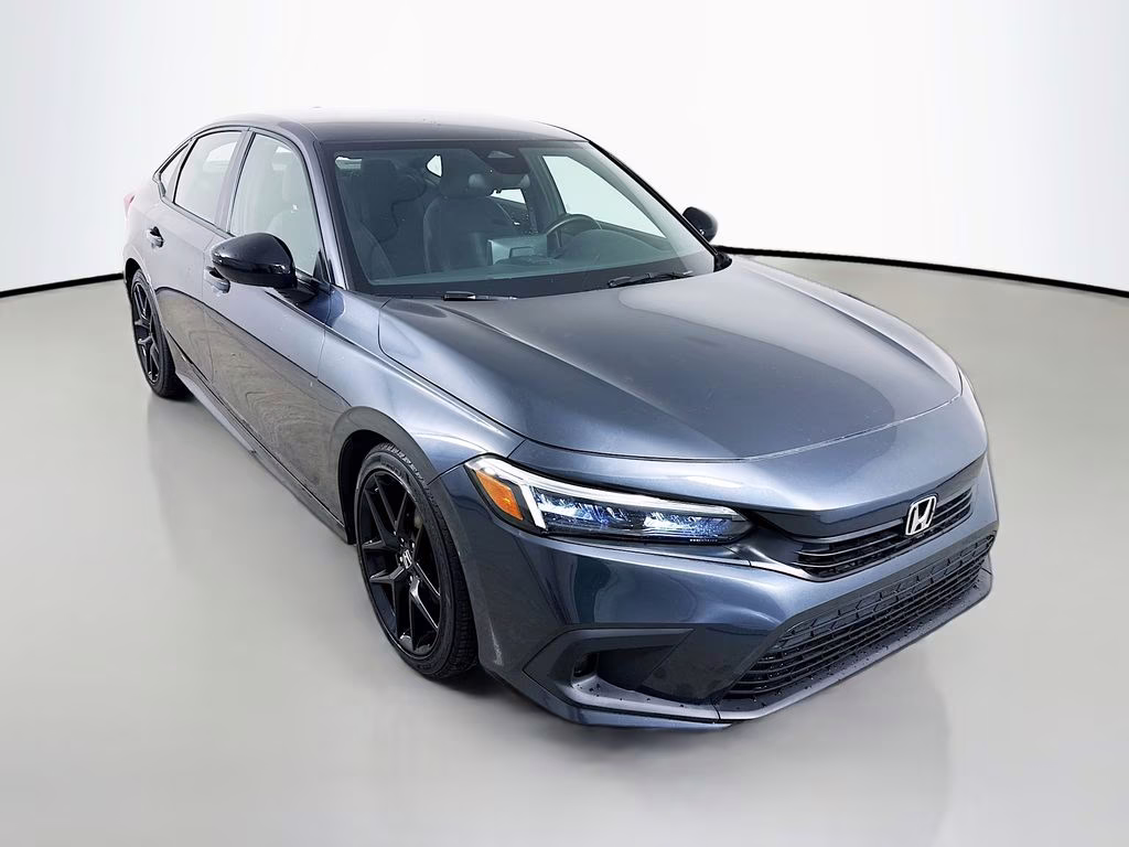 2025 Gray Honda Civic Sport FWD Sedan