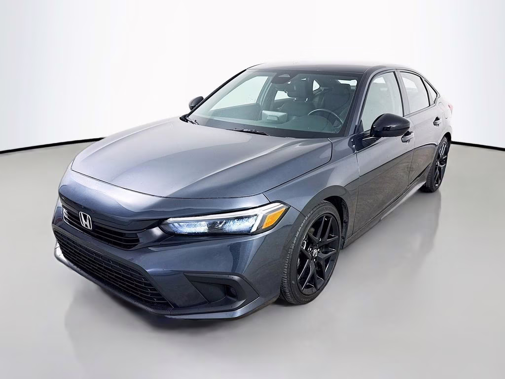 2025 Gray Honda Civic Sport FWD Sedan