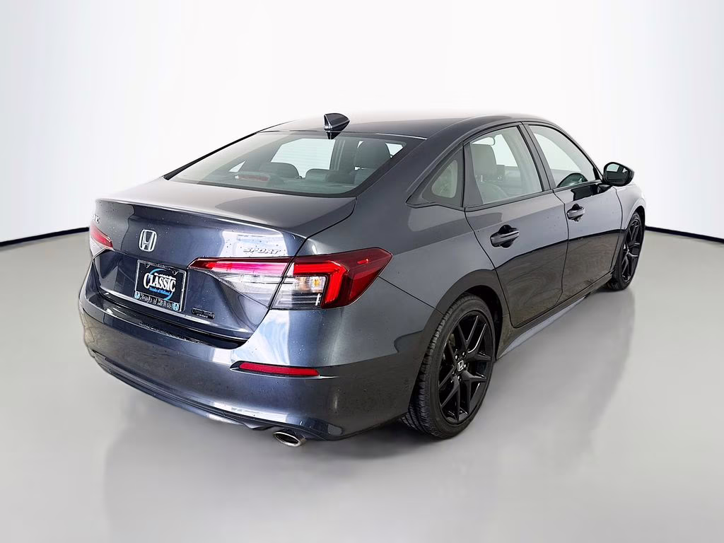 2025 Gray Honda Civic Sport FWD Sedan