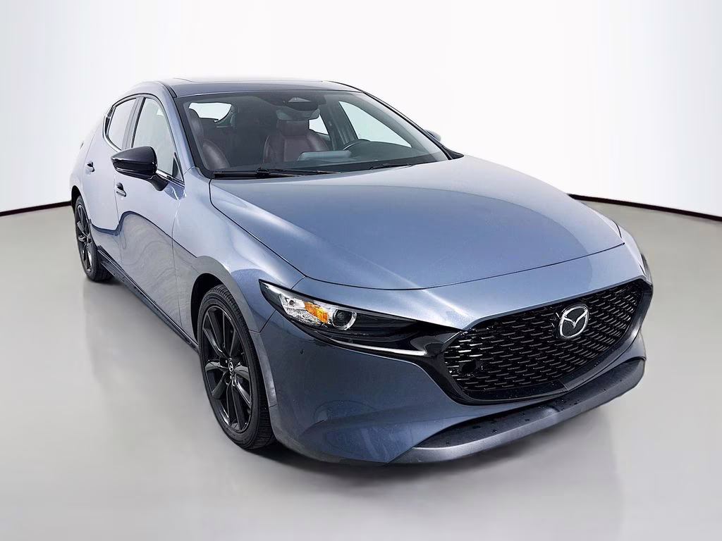 2025 Polymetal Gray Metallic Mazda Mazda3 2.5 S Carbon Edition AWD Hatchback