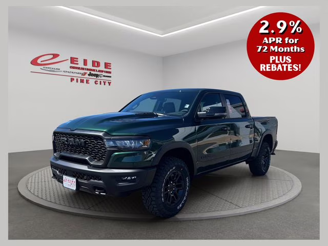 2026 Serrano Green Metallic Ram 1500 Rebel 4X4 Truck