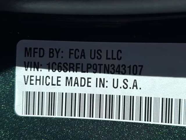 2026 Serrano Green Metallic Ram 1500 Rebel 4X4 Truck