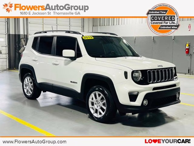 2019 Alpine White Clearcoat Jeep Renegade Latitude SUV