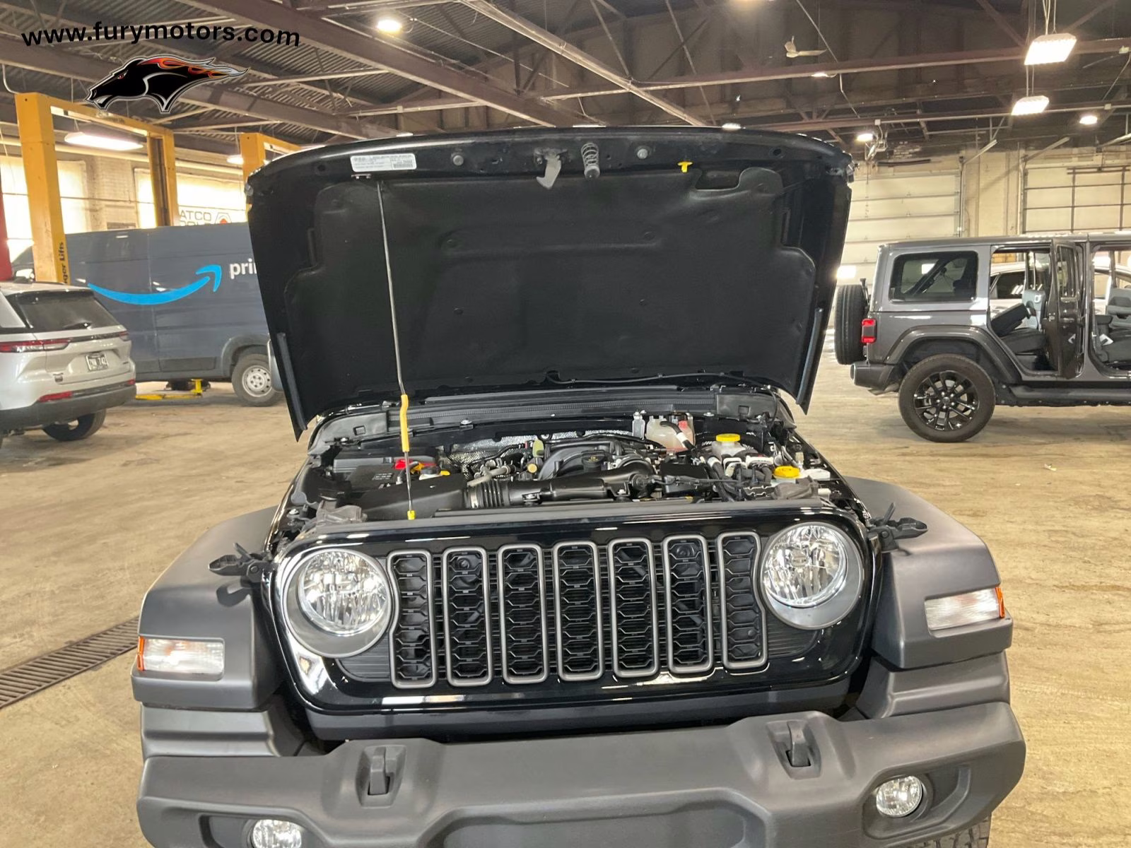 2024 Black Clearcoat Jeep Wrangler Sport S 4X4 SUV