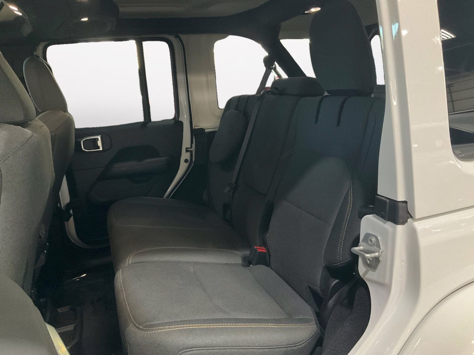 2025 Bright White Clearcoat Jeep Wrangler Sahara 4xe 4X4 SUV