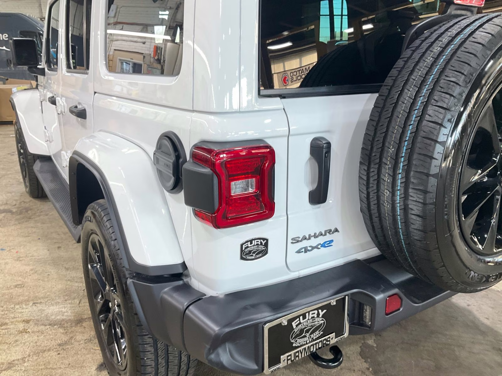 2025 Bright White Clearcoat Jeep Wrangler Sahara 4xe 4X4 SUV