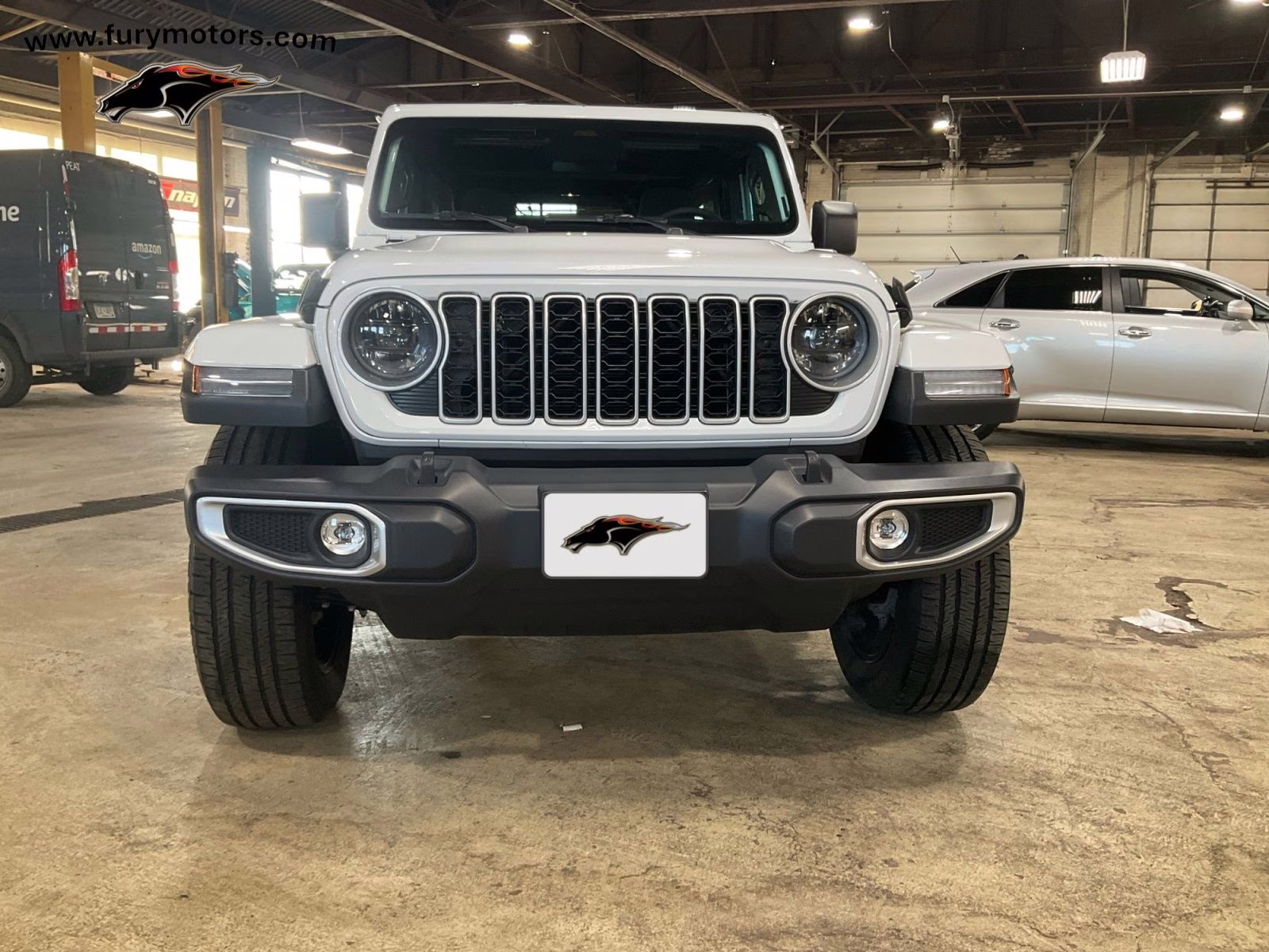 2025 Bright White Clearcoat Jeep Wrangler Sahara 4xe 4X4 SUV
