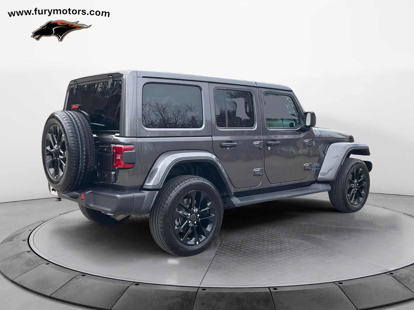 2025 Granite Crystal Metallic Clearcoat Jeep Wrangler Sahara 4xe 4X4 SUV