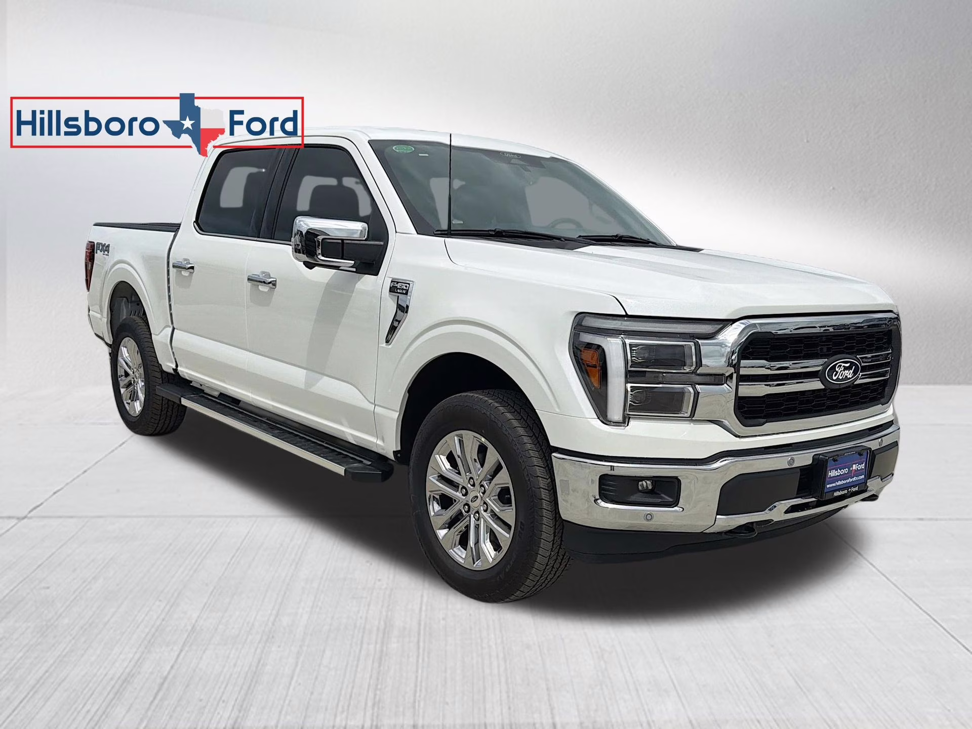 2026 Star White Metallic Tri-Coat Ford F-150 Lariat 4X4 Truck