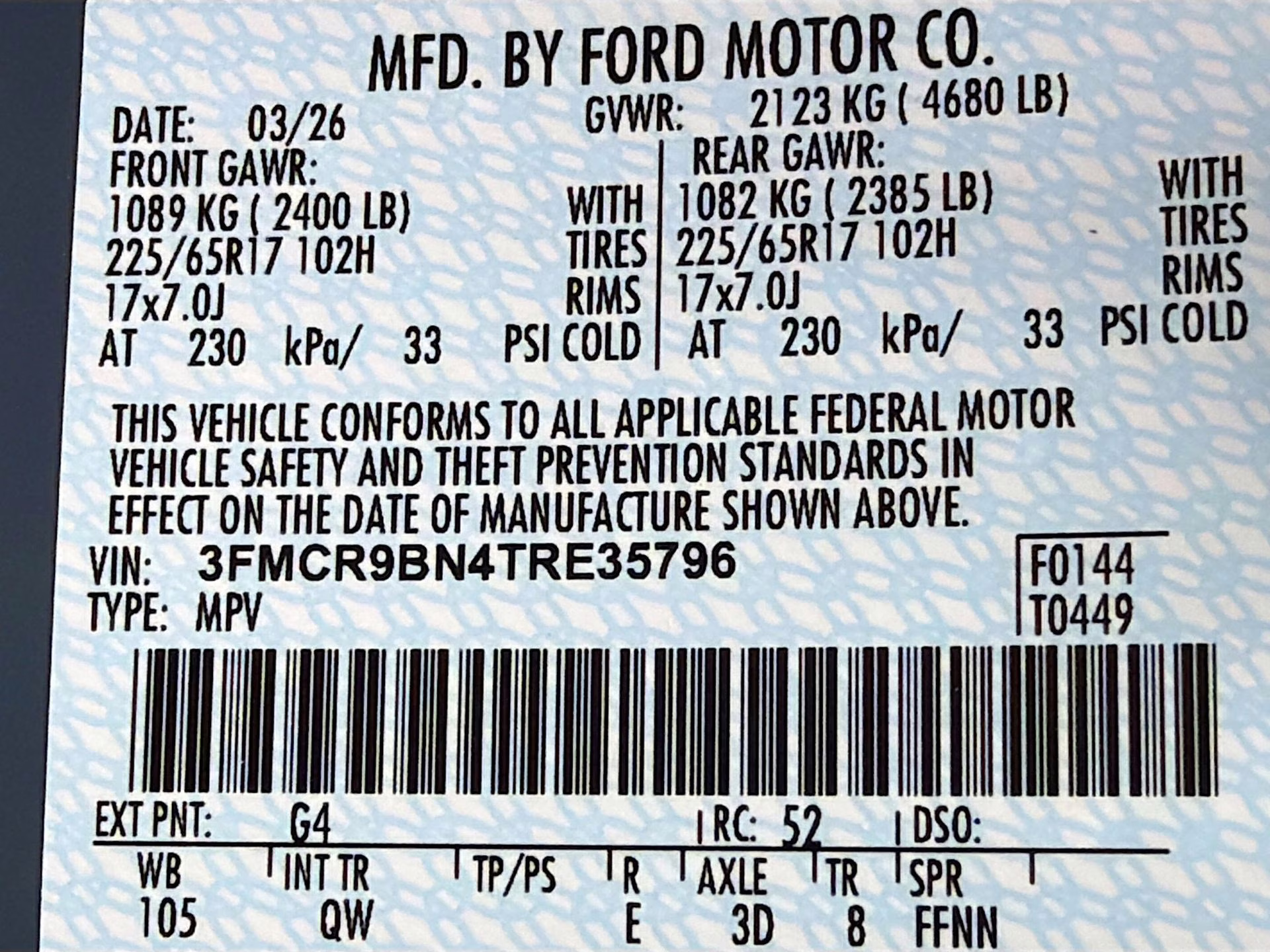 2026 Azure Gray Metallic Tri-Coat Ford Bronco Sport Big Bend 4X4 SUV