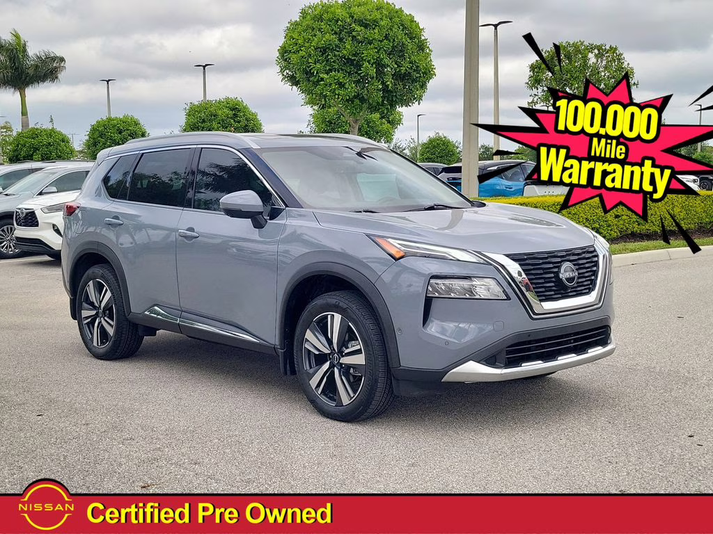 2023 Boulder Gray Nissan Rogue Platinum AWD SUV