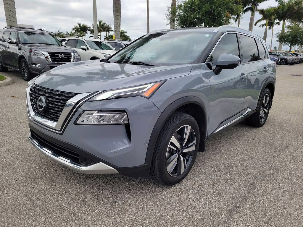 2023 Boulder Gray Nissan Rogue Platinum AWD SUV