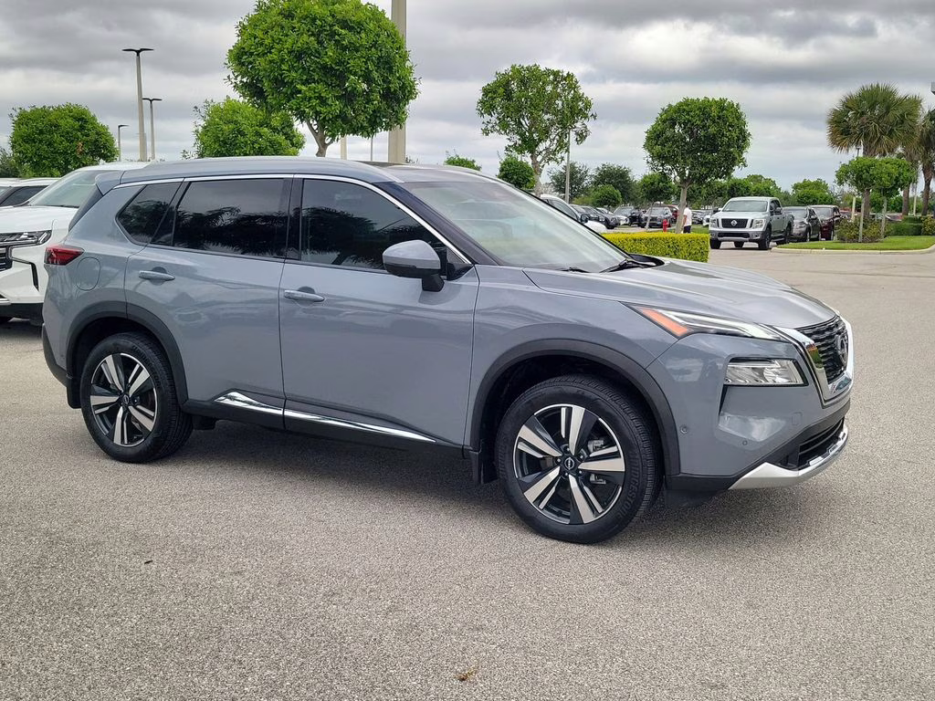 2023 Boulder Gray Nissan Rogue Platinum AWD SUV